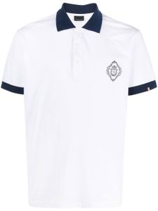 Billionaire polo en coton à logo imprimé - Blanc