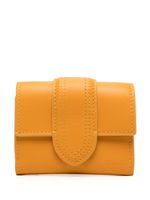 Jacquemus portefeuille Le Compact Bambino en cuir - Orange - thumbnail