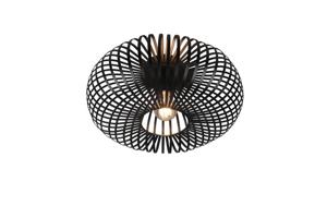 Trio Zwarte plafondlamp Johann Ø 40cm 606900132