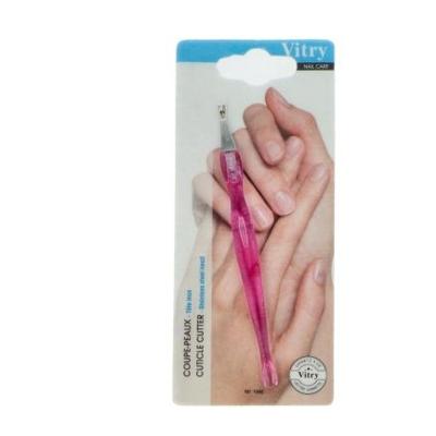 Vitry Nailcare Nagelriem Knipper Inox Roze 1Stuks