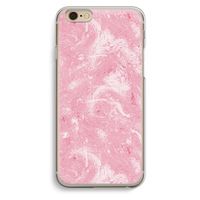 Abstract Painting Pink: iPhone 6 / 6S Transparant Hoesje
