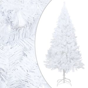 Kunstkerstboom met dikke takken 150 cm PVC wit