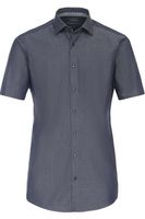 Venti Modern Fit Overhemd Korte mouw donkerblauw