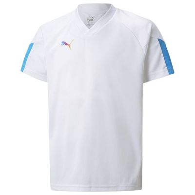 PUMA Trainingsshirt IndividualFINAL - Wit/Blauw Kids