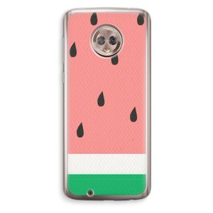 Watermeloen: Motorola Moto G6 Transparant Hoesje