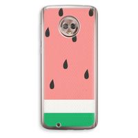 Watermeloen: Motorola Moto G6 Transparant Hoesje Watermeloen: Motorola Moto G6 Transparant Hoesje