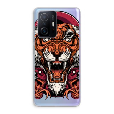 Tiger and Rattlesnakes: Xiaomi 11T Pro Transparant Hoesje