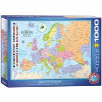 Eurographics puzzel Map of Europe - 1000 stukjes