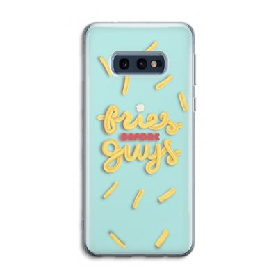 Always fries: Samsung Galaxy S10e Transparant Hoesje