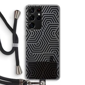 Magic pattern: Samsung Galaxy S21 Ultra Transparant Hoesje met koord