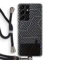 Magic pattern: Samsung Galaxy S21 Ultra Transparant Hoesje met koord