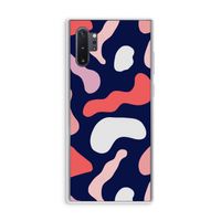 Memphis Shapes Pink: Samsung Galaxy Note 10 Plus Transparant Hoesje
