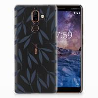 Nokia 7 Plus | TPU Case | Leaves Blue