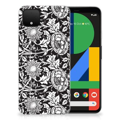 Google Pixel 4 XL | TPU Case | Black Flowers