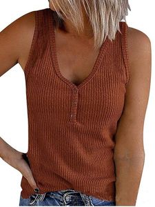 Sheath Sleeveless Casual Crew Neck Tank & Cami