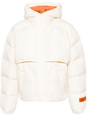 Heron Preston veste matelassée à capuche - Tons neutres