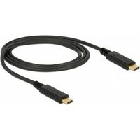 Delock 85531 USB 3.1 Gen 2 (10 Gbps) kabel Type-C naar Type-C 1 m PD 5 A E-Marker - thumbnail