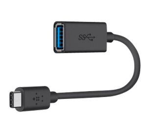 Belkin USB-C naar USB-A (3.0) adapter zwart - F2CU036BTBLK