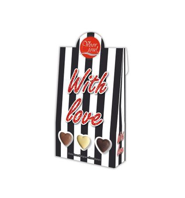 Cadeau doos black & white with love