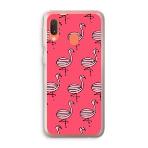 Flamingo: Samsung Galaxy A20e Transparant Hoesje