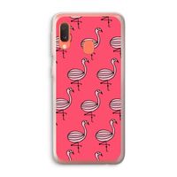 Flamingo: Samsung Galaxy A20e Transparant Hoesje