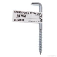 Schroefduim gleuf verz 80mm - Deltafix