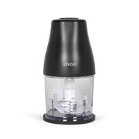 Hakmachine - LIVOO - 300 ml - 400 W - 1 snelheid en turbofunctie - 2 roestvrijstalen messen - Zwart