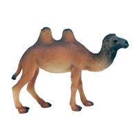 Bruine plastic kameel 10 cm   -