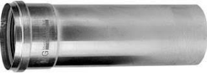 Burgerhout Alu-fix rookgasafvoerbuis Ø80mm l=2000mm Aluminium dikwandig