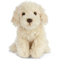 Living Nature Labradoodle knuffel - 25 cm - pluche - hond/honden - beige - speelgoed