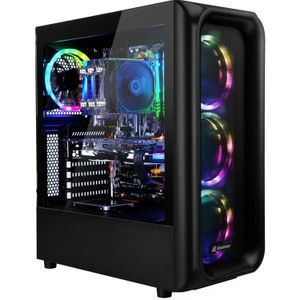 Sharkoon TK5M RGB tower behuizing 3x USB-A | Tempered Glass