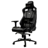 Noblechairs noblechairs EPIC Echtleder Gaming Stuhl - schwarz Gaming stoel - thumbnail