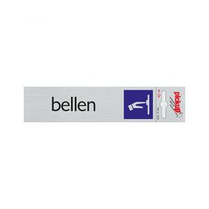Bord Alulook Bellen - 165x44 mm zelfklevend.