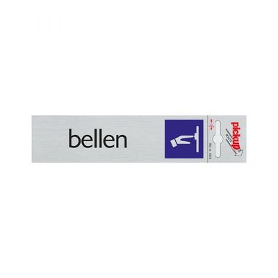 Bord Alulook Bellen - 165x44 mm zelfklevend.