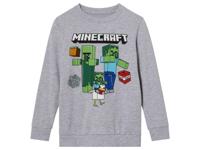 Minecraft Kinderen sweatshirt (122/128, Grijs)