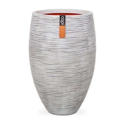Vaas elegant deluxe rib NL 39x60 - ivoor - Capi europe