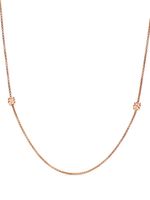 Dodo collier sautoir en or rose 9ct