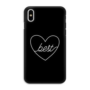 Best heart black: iPhone X Tough Case