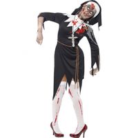 Bloedende zombie non kostuum - voor volwassenen - Halloween/horror thema - thumbnail