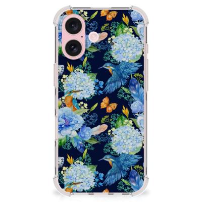 Case Anti-shock voor iPhone 16 IJsvogel
