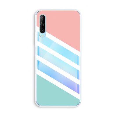 Strepen pastel: Huawei P Smart Pro Transparant Hoesje