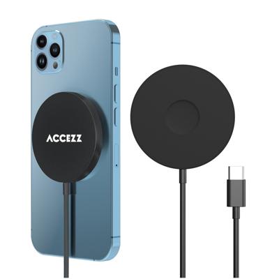 AccezzWireless MagSafe Charger USB-C - 1 meter Oplader Zwart