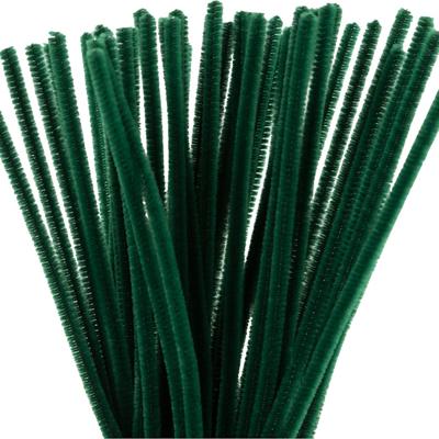 Creativ Company Chenille donkergroen 30cm, 50st.