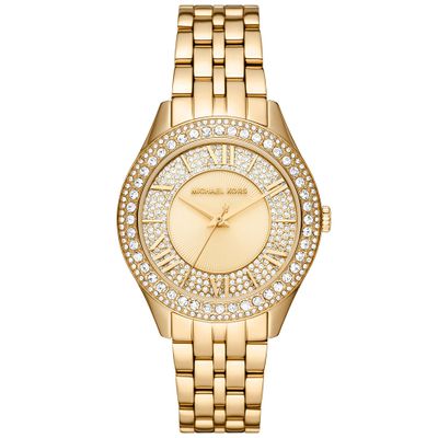 Michael Kors MK4709 Horloge Harlowe staal goudkleurig 38 mm