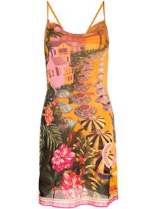 Camilla Capri Me silk crepe minidress - Multicolore