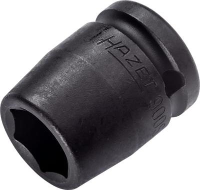 HAZET Krachtdopsleutel 900S-17 · 1/2 inch (12,5 mm) vierkant hol · Buiten-zeskant-tractieprofiel · SW 17 mm