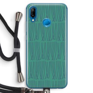 Swirls: Huawei P20 Lite Transparant Hoesje met koord