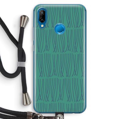 Swirls: Huawei P20 Lite Transparant Hoesje met koord