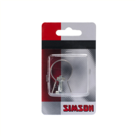 Simson rembandage rond 22mm rvs per stuk op kaart