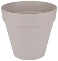 Elho loft urban rond weels bloempot 40 warm grijs